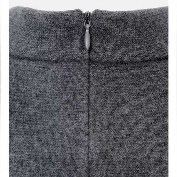 Zara Gray Sleeveless Tank Soft Peplum Top - Picture 8 of 9